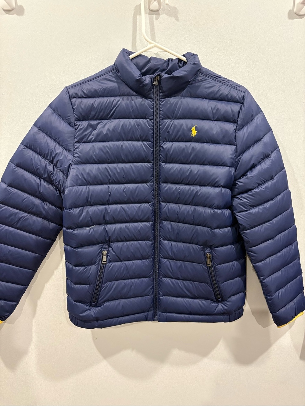 NWT Polo Ralph Lauren Boys Down Puffer Jacket Navy L 14-16 $125